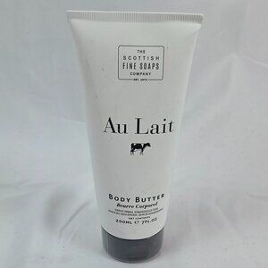 The Scottish Fine Soaps Co. Au Lait Body Butter 200mL / 6.7 fl oz (New Sealed)